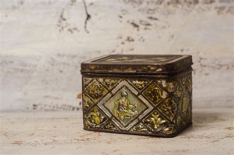 large hinged metal boxes|decorative metal boxes with lids.